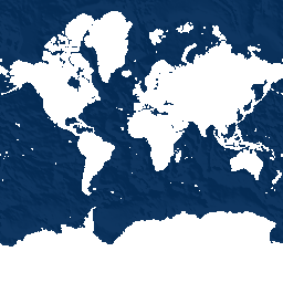 Gentle bathymetry sample